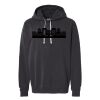 Unisex Garment-Dyed Lightweight Fleece Hooded Sweatshirt Thumbnail