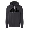 Unisex Garment-Dyed Lightweight Fleece Hooded Sweatshirt Thumbnail