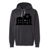 Unisex Garment-Dyed Lightweight Fleece Hooded Sweatshirt Thumbnail