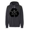 Unisex Garment-Dyed Lightweight Fleece Hooded Sweatshirt Thumbnail