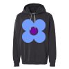 Unisex Garment-Dyed Lightweight Fleece Hooded Sweatshirt Thumbnail