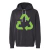 Unisex Garment-Dyed Lightweight Fleece Hooded Sweatshirt Thumbnail