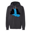 Unisex Garment-Dyed Lightweight Fleece Hooded Sweatshirt Thumbnail
