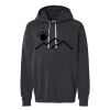 Unisex Garment-Dyed Lightweight Fleece Hooded Sweatshirt Thumbnail