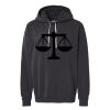 Unisex Garment-Dyed Lightweight Fleece Hooded Sweatshirt Thumbnail