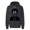 Unisex Garment-Dyed Lightweight Fleece Hooded Sweatshirt Thumbnail