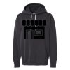 Unisex Garment-Dyed Lightweight Fleece Hooded Sweatshirt Thumbnail