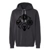 Unisex Garment-Dyed Lightweight Fleece Hooded Sweatshirt Thumbnail