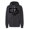 Unisex Garment-Dyed Lightweight Fleece Hooded Sweatshirt Thumbnail