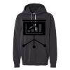 Unisex Garment-Dyed Lightweight Fleece Hooded Sweatshirt Thumbnail
