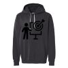 Unisex Garment-Dyed Lightweight Fleece Hooded Sweatshirt Thumbnail