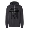 Unisex Garment-Dyed Lightweight Fleece Hooded Sweatshirt Thumbnail