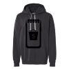 Unisex Garment-Dyed Lightweight Fleece Hooded Sweatshirt Thumbnail