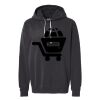 Unisex Garment-Dyed Lightweight Fleece Hooded Sweatshirt Thumbnail