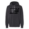 Unisex Garment-Dyed Lightweight Fleece Hooded Sweatshirt Thumbnail