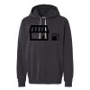 Unisex Garment-Dyed Lightweight Fleece Hooded Sweatshirt Thumbnail