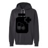 Unisex Garment-Dyed Lightweight Fleece Hooded Sweatshirt Thumbnail