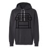 Unisex Garment-Dyed Lightweight Fleece Hooded Sweatshirt Thumbnail