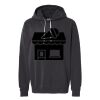 Unisex Garment-Dyed Lightweight Fleece Hooded Sweatshirt Thumbnail