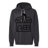 Unisex Garment-Dyed Lightweight Fleece Hooded Sweatshirt Thumbnail
