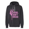 Unisex Garment-Dyed Lightweight Fleece Hooded Sweatshirt Thumbnail