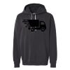 Unisex Garment-Dyed Lightweight Fleece Hooded Sweatshirt Thumbnail