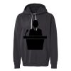 Unisex Garment-Dyed Lightweight Fleece Hooded Sweatshirt Thumbnail