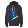 Unisex Garment-Dyed Lightweight Fleece Hooded Sweatshirt Thumbnail