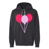 Unisex Garment-Dyed Lightweight Fleece Hooded Sweatshirt Thumbnail