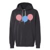 Unisex Garment-Dyed Lightweight Fleece Hooded Sweatshirt Thumbnail