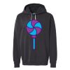 Unisex Garment-Dyed Lightweight Fleece Hooded Sweatshirt Thumbnail