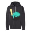 Unisex Garment-Dyed Lightweight Fleece Hooded Sweatshirt Thumbnail