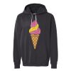 Unisex Garment-Dyed Lightweight Fleece Hooded Sweatshirt Thumbnail