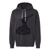 Unisex Garment-Dyed Lightweight Fleece Hooded Sweatshirt Thumbnail