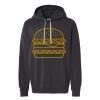 Unisex Garment-Dyed Lightweight Fleece Hooded Sweatshirt Thumbnail