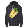 Unisex Garment-Dyed Lightweight Fleece Hooded Sweatshirt Thumbnail