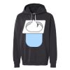 Unisex Garment-Dyed Lightweight Fleece Hooded Sweatshirt Thumbnail