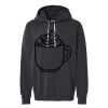 Unisex Garment-Dyed Lightweight Fleece Hooded Sweatshirt Thumbnail