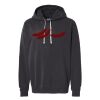 Unisex Garment-Dyed Lightweight Fleece Hooded Sweatshirt Thumbnail