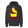 Unisex Garment-Dyed Lightweight Fleece Hooded Sweatshirt Thumbnail
