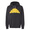Unisex Garment-Dyed Lightweight Fleece Hooded Sweatshirt Thumbnail
