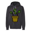 Unisex Garment-Dyed Lightweight Fleece Hooded Sweatshirt Thumbnail