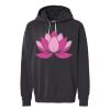 Unisex Garment-Dyed Lightweight Fleece Hooded Sweatshirt Thumbnail