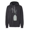 Unisex Garment-Dyed Lightweight Fleece Hooded Sweatshirt Thumbnail