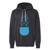 Unisex Garment-Dyed Lightweight Fleece Hooded Sweatshirt Thumbnail