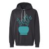 Unisex Garment-Dyed Lightweight Fleece Hooded Sweatshirt Thumbnail