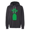 Unisex Garment-Dyed Lightweight Fleece Hooded Sweatshirt Thumbnail