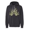 Unisex Garment-Dyed Lightweight Fleece Hooded Sweatshirt Thumbnail