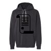 Unisex Garment-Dyed Lightweight Fleece Hooded Sweatshirt Thumbnail