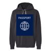 Unisex Garment-Dyed Lightweight Fleece Hooded Sweatshirt Thumbnail